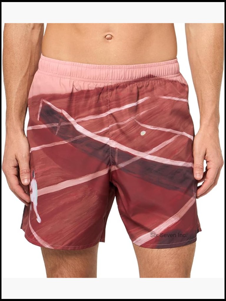 Quick-Dry Swim Trunks With Elastic Waistband